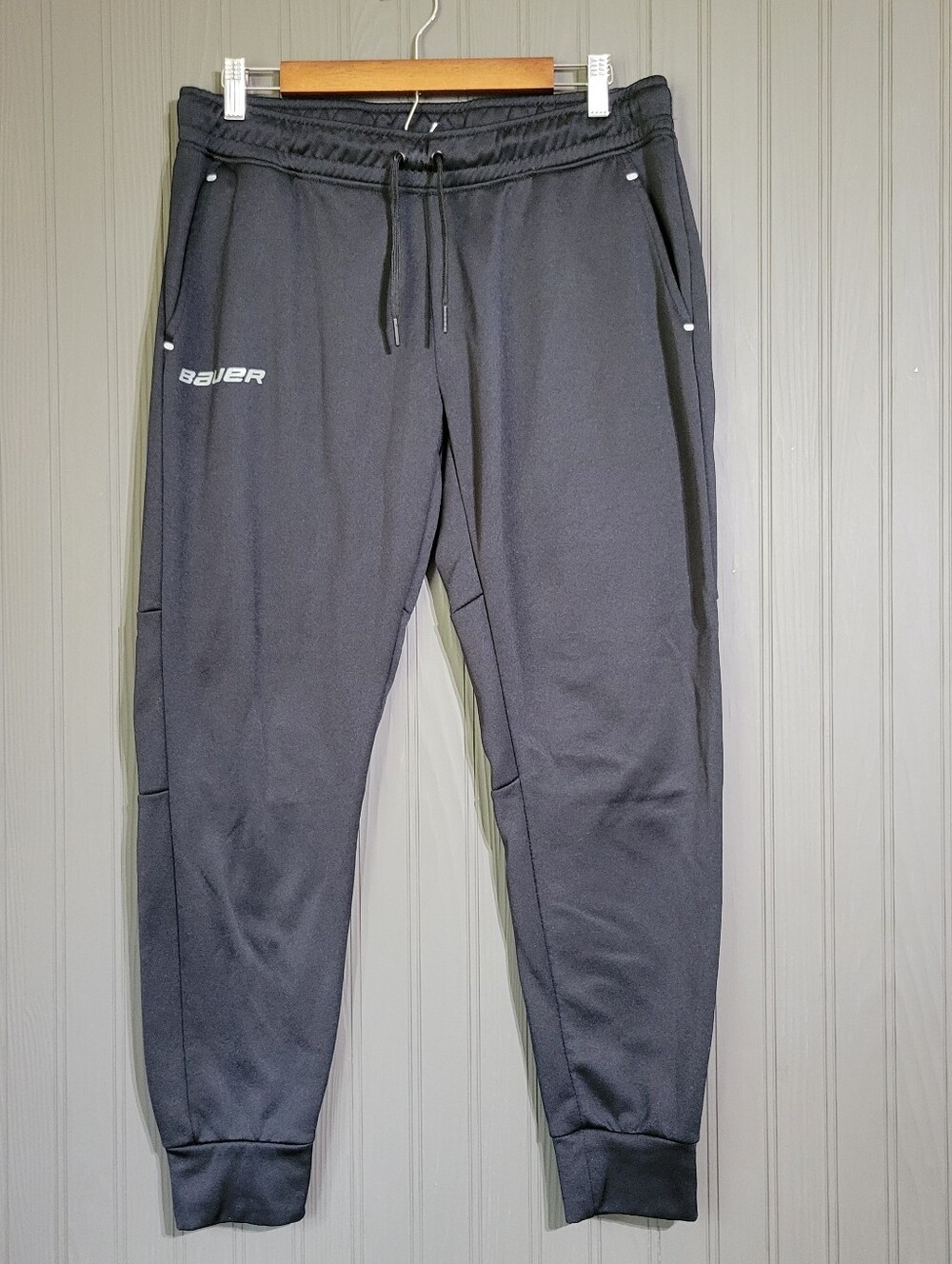 Bauer Vapor Fleece Lined Jogger Pants Athletic Sweatpants Black Women's Large